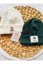 2-Piece 100% Cotton Label Baby Basket Baby Children's Hat Winter Hat - 2