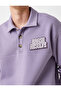 Shirt Collar Sweatshirt Raised - 5