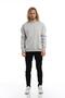 Men's Crew Neck Sweatshirt Gray - 4