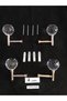 GLASS RENSO SILVER NICKEL PACK OF 4