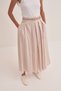 Women's Organic Cotton Pleated Skirt Natural Gray - 4