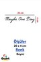 Maybe One Day, Maybe One Day Sticker Car Sticker White 20 Cm - 3