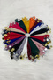 Mixed Color Chiffon Halay Handkerchief 10 Pieces, Bride Groom Wedding Henna Circumcision Promise Engagement Bride Gift - 5