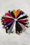 Mixed Color Chiffon Halay Handkerchief 5 Pieces, Bride Groom Wedding Henna Circumcision Engagement Bride - 4