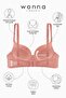 Women's Padded Push up Supported Micro Fabric Underwire Everyday Bra - Dusty Rose - 2529 - 5