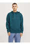 Erkek Sweatshirt Petrol 12233972 Jjestar Jj Sweat Hood Noos - 5