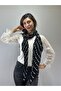 Embroidered Patterned Women's Scarf Shal 200X30 cm - 3