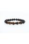 Women's Men's Bracelet Turtle Eye, Lava Natural Stone Bracelet