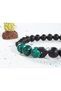 Women's and Men's Malahite and Onyx Bracelets - 4