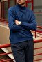 Men's, Slim-Fit, Old Money, Half-Neck Knit Sweater - 5