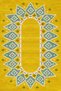 Mira Yellow Geometric Pattern Modern Boho Style Decorative Carpet 2927 - 4