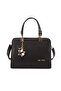 Women's Black Hand and Shoulder Bag Handbag - 2