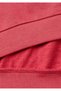 Girl's Dried Rose Front Embroidered Rib Detailed Regular Cut Crew Neck Sweatshirt - 3