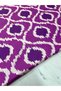 Purple Ikat Pattern Dressmaking Shirtmaking Tivil Satin Fabric Our Product Is Sold by Pieces 1 Piece Is 1 Meter - 4