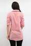 Fashionable Striped Seersucker Shirt Red - 3