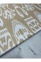 Beige Pattern Dress Shirt Tivil Satin Fabric Our Product Is Sold in Pieces 1 Piece 1 Meter - 4