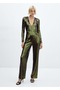 Langer Jumpsuit mit Pailletten - 2