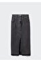 Long Denim Skirt - 3