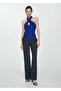 Halter Neck Knitwear Blouse - 2
