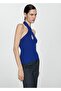 Halter Neck Knitwear Blouse