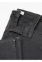 Yırtmaçlı flared jean - 5