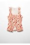 Belted Patterned Blouse - 3