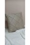 غطاء وسادة مزخرف من Nubuck Cream - 4