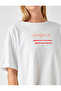 X Şahika Ercümen - Text Printed T-Shirt - 5