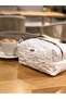 White Cotton Toiletry Bag & Travel Bag