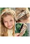 Luxury French Model Authentic Gold Silvery Straw Knotted Wide Sponge Crown Female Child Crown