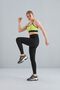 Women's Black Fleece Inside, Elastic, Raised, Ribbed, Combining Interlock Winter Knitted Tights - 6