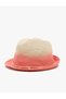 Patterned Straw Hat