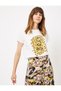 Women's Ecru T-Shirt 8YAK13016QK