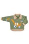Baby Boy Green Yellow Scoop Patterned Collar Set of 2 - 6