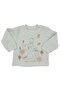 Baby Boy Water Green Elephant Embroidered Bib Waffle Set of 3 - 2