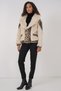 5209 Plush Fur Coat - Cream - 2