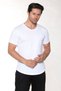 Men's Wide Neck 100% Cotton Loose T-Shirt