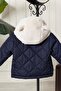 Baby Boy Hooded Coat with Ears 51323 - 2