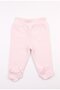 Pink Baby Booties Bottom Newborn Booties Trousers Ribbed Waist Baby Single Bottom