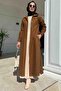 Asmin Stamp Coat Tan - 2
