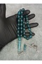 Large Size Imamesi Embroidered Earth Fossilated Powder Amber Prayer Beads - 2