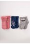 Triple Baby Girl Socks 12-24 Months Assorted Colors 1