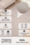 Mia Viscose Woven Carpet Non-Slip Base Washable Tile Doorway Carpet 1423 - 9