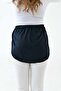 2-Pack Plus Size Shirt Skirt Underwear Set Poplin Cotton Buttoned Shirt Look - 2