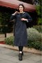 Hooded, Zip Detail , Striped, Waterproof Women's Trench Coat - 4