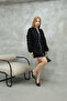 Rose Patterned Zippered Jacket - 4