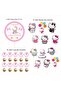 Hello Kitty 2 Year Old Birthday Cake Decoration Table Model Set - 4