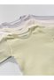 3-Piece 100% Cotton Stretchy Long Sleeve Camisole Baby Body Pants Set - 5