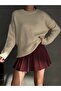 Women's Belted Shorts Lined Pleated Mini Skirt - 7