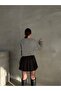 Women's Belted Shorts Lined Pleated Mini Skirt - 6